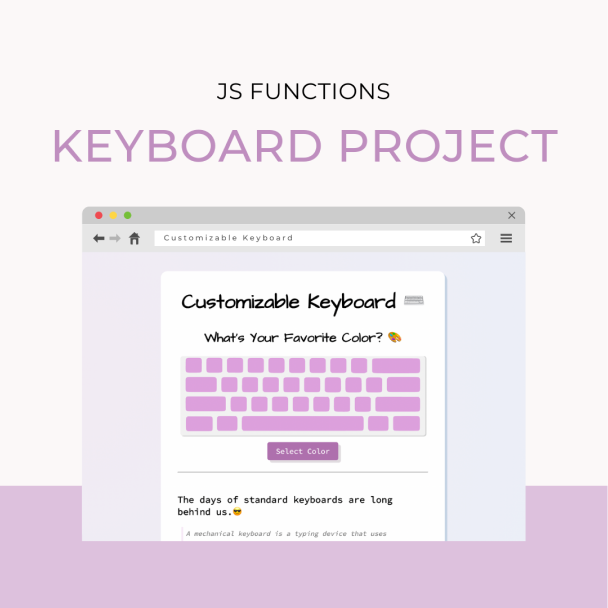 Keyboard Javascript Project Project